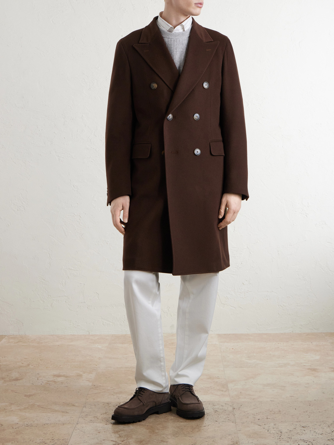 And Cashmere-Blend Coat