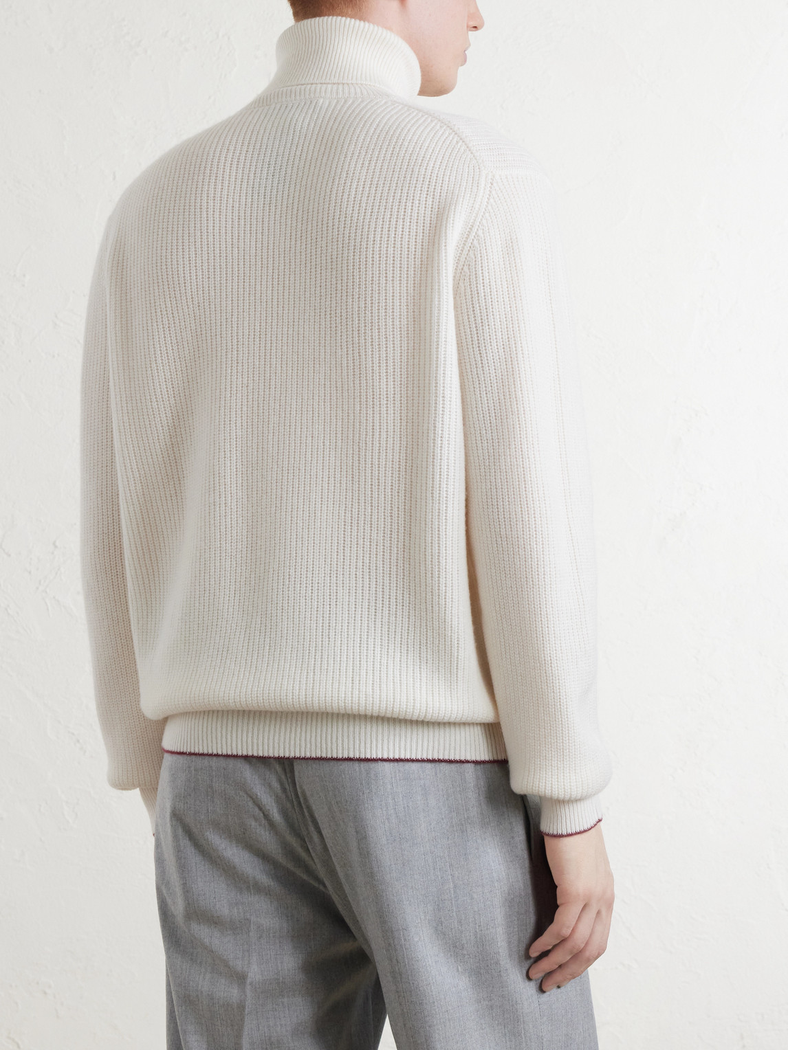 And Cashmere-Blend Rollneck Sweater