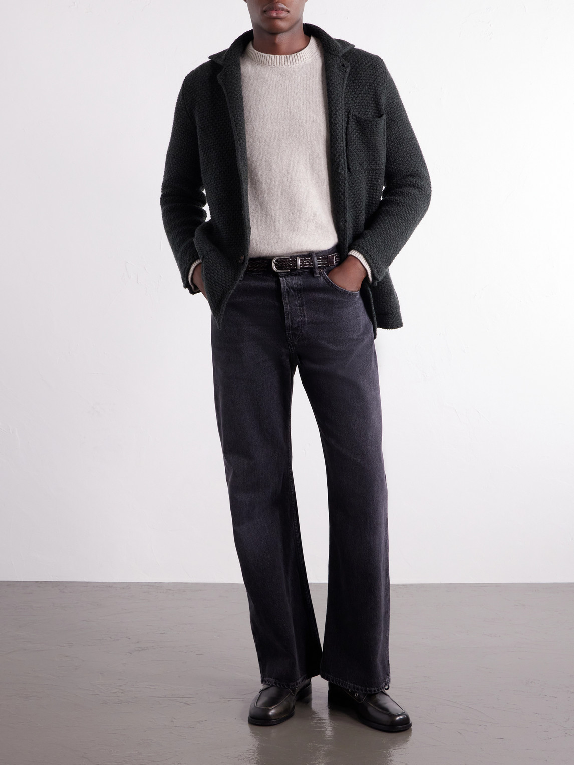 Merino Wool And Cashmere-Blend Cardigan