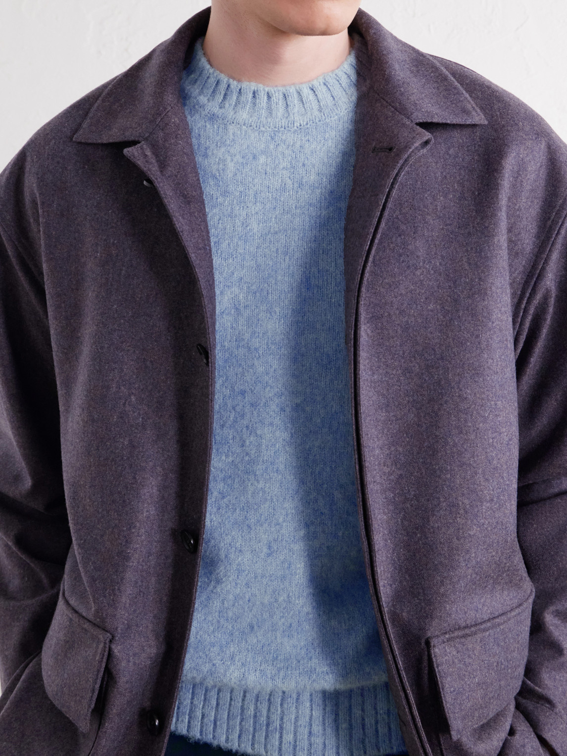 Geelong Brushed-Wool Sweater