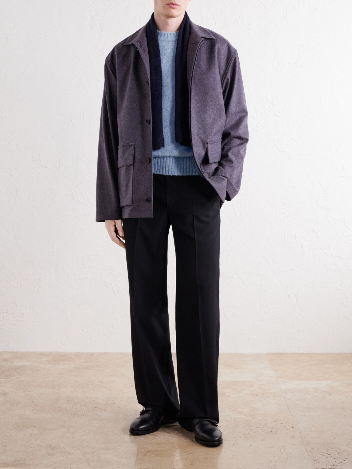 Geelong Brushed-Wool Sweater