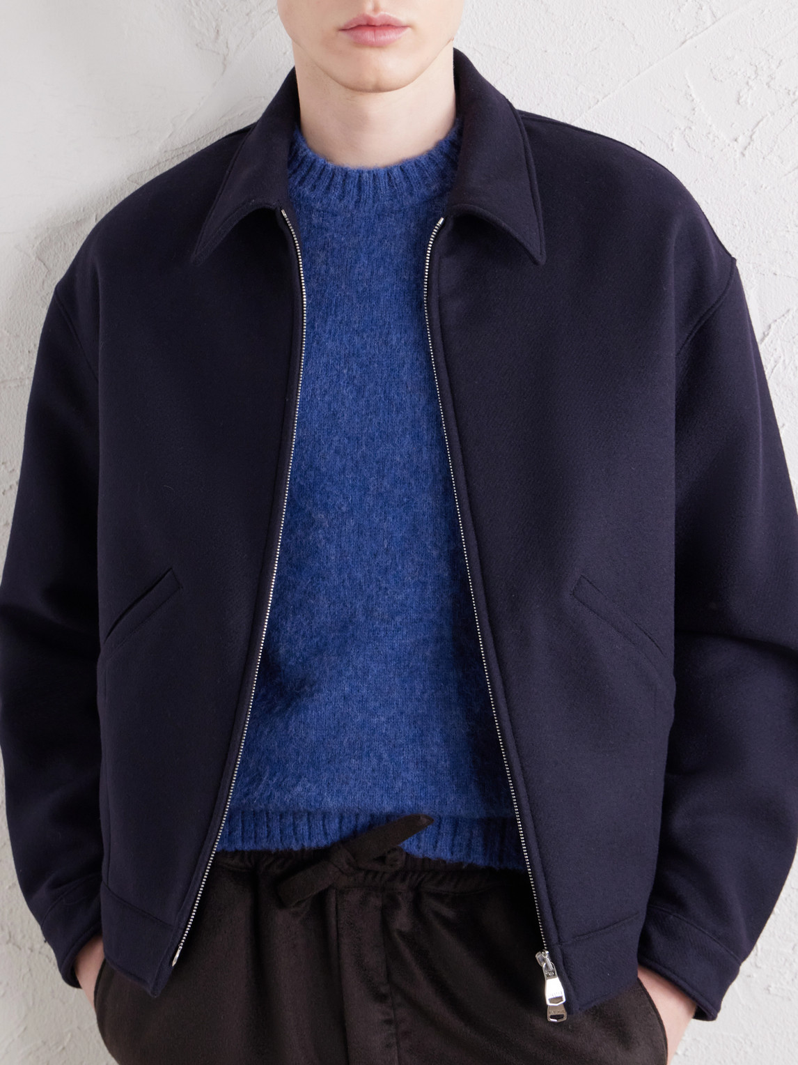 Geelong Brushed-Wool Sweater
