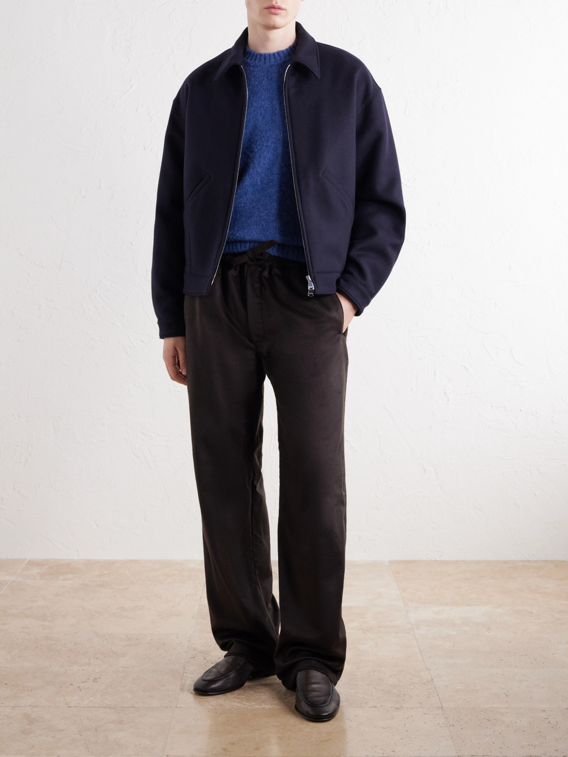Geelong Brushed-Wool Sweater