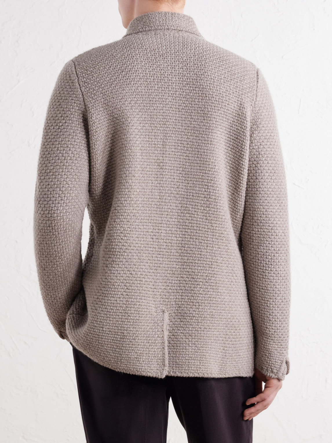 Merino Wool And Cashmere-Blend Cardigan