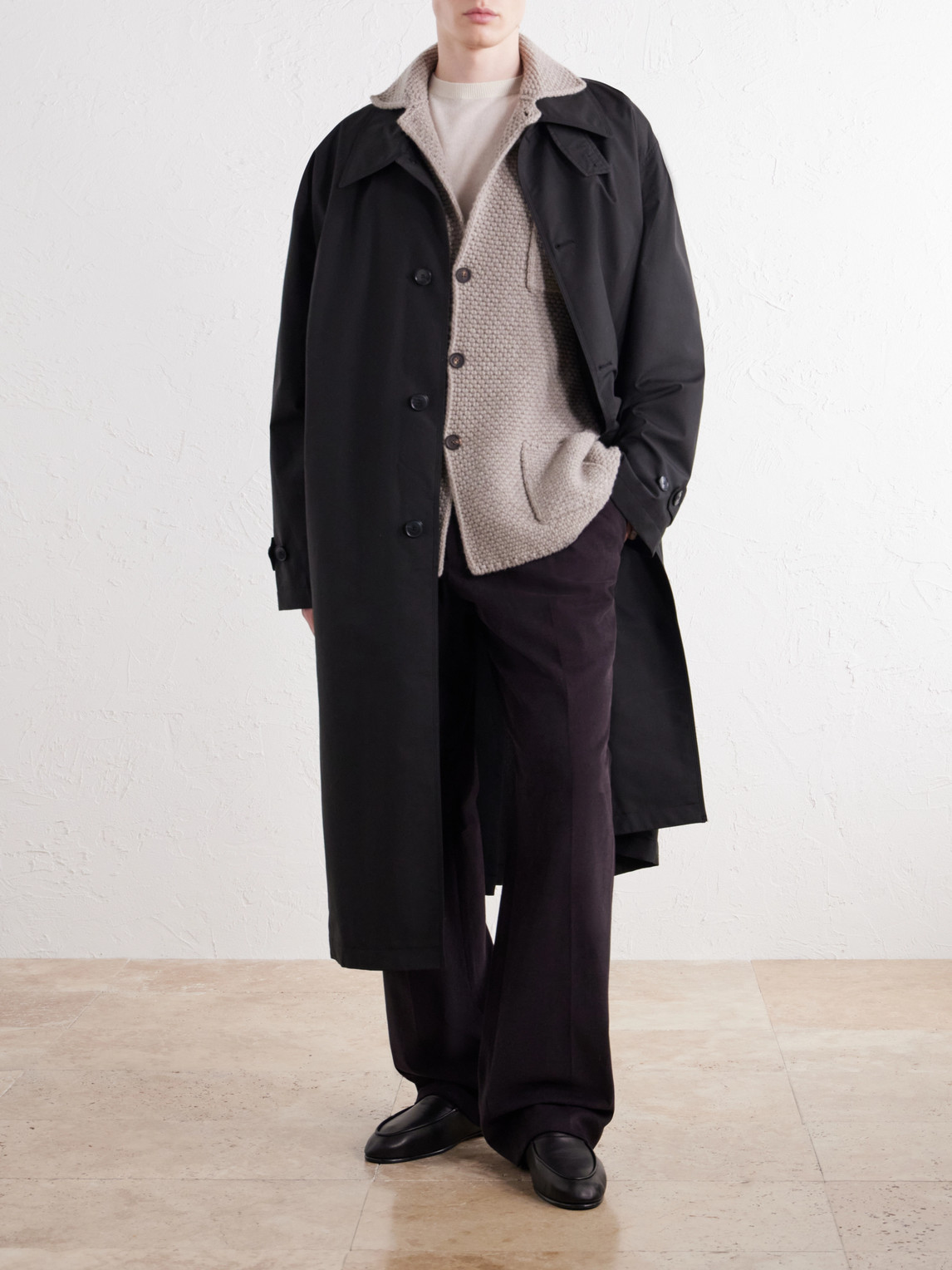 Merino Wool And Cashmere-Blend Cardigan