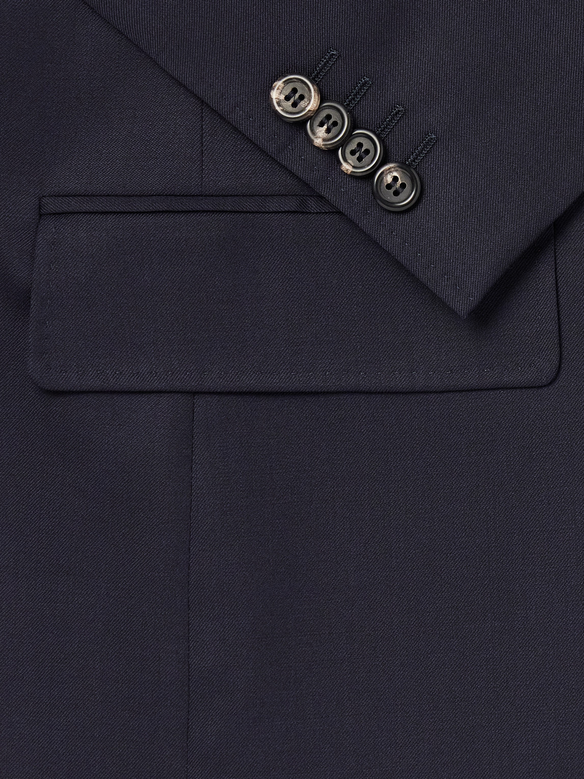 Wool-Blend Twill Suit Jacket