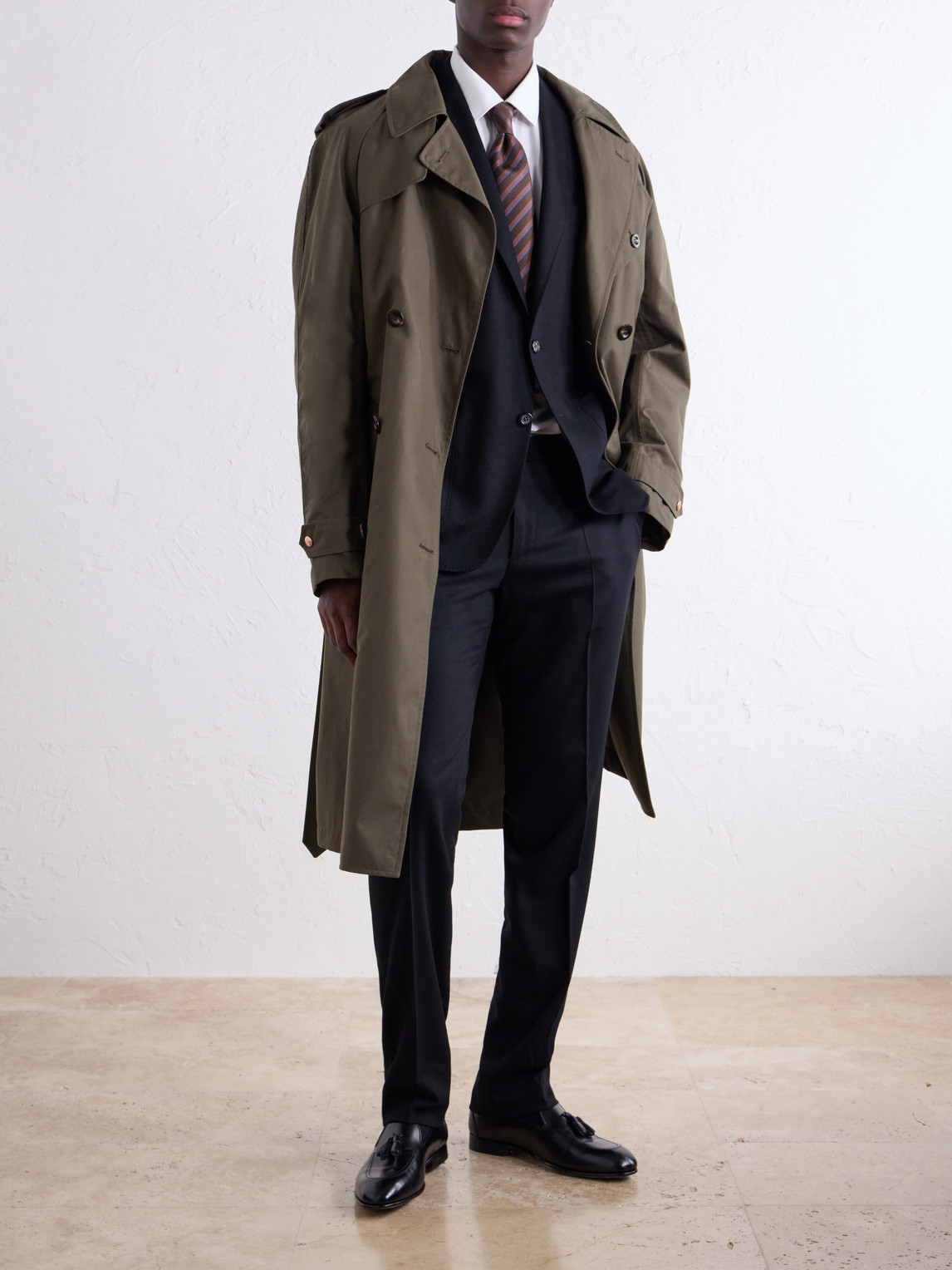 Wool-Blend Suit Jacket