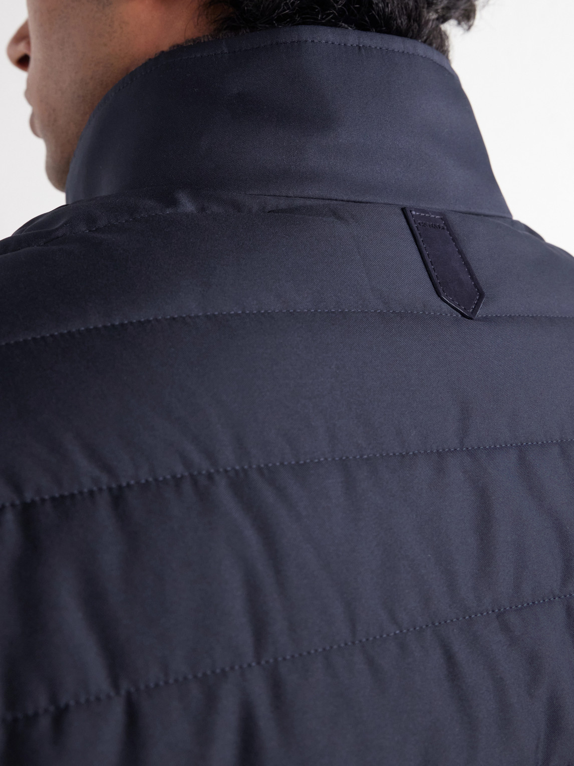 Quilted Shell Bomber Jacket