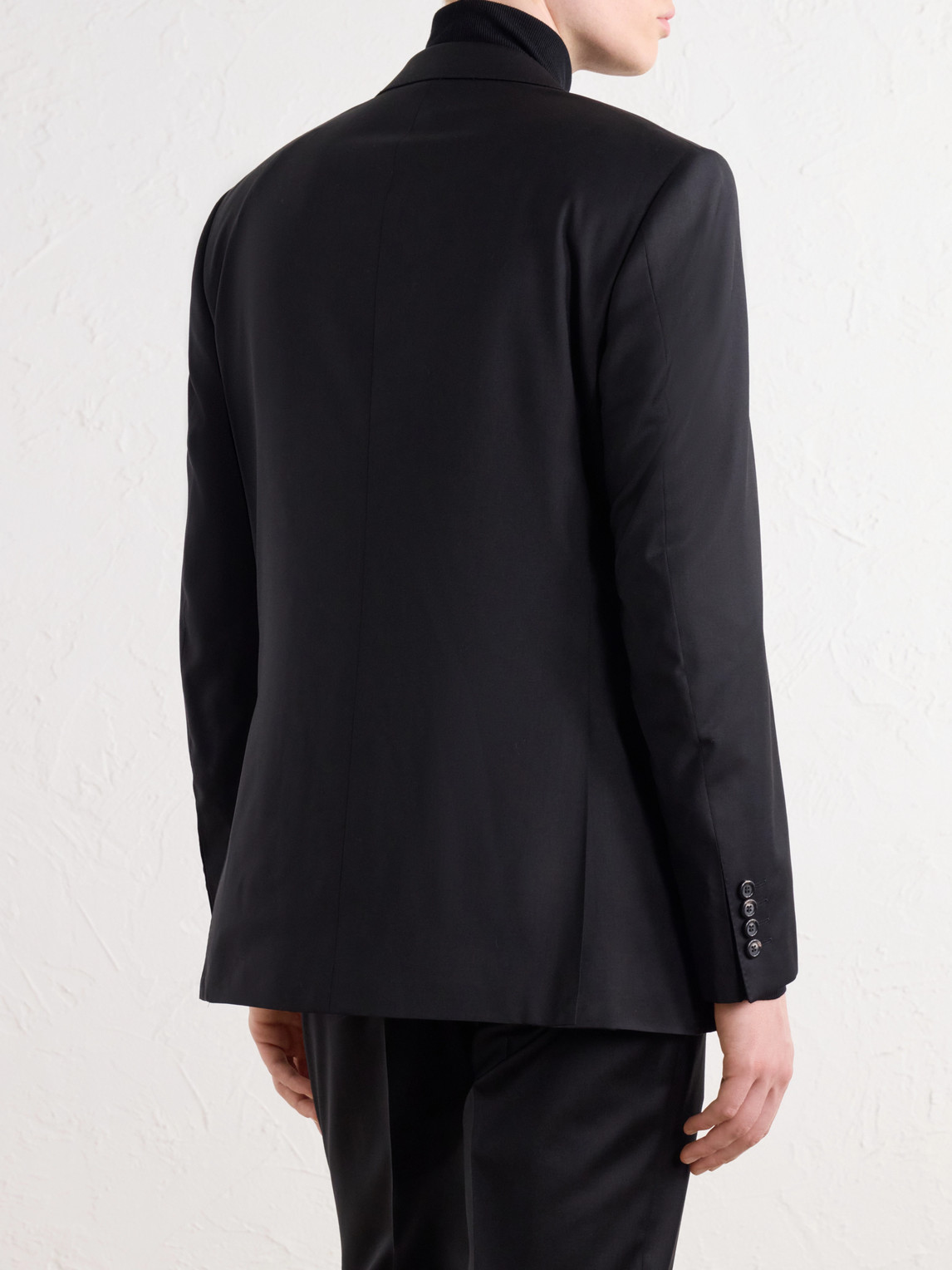 Impeccabile Wool-Fresco Suit Jacket