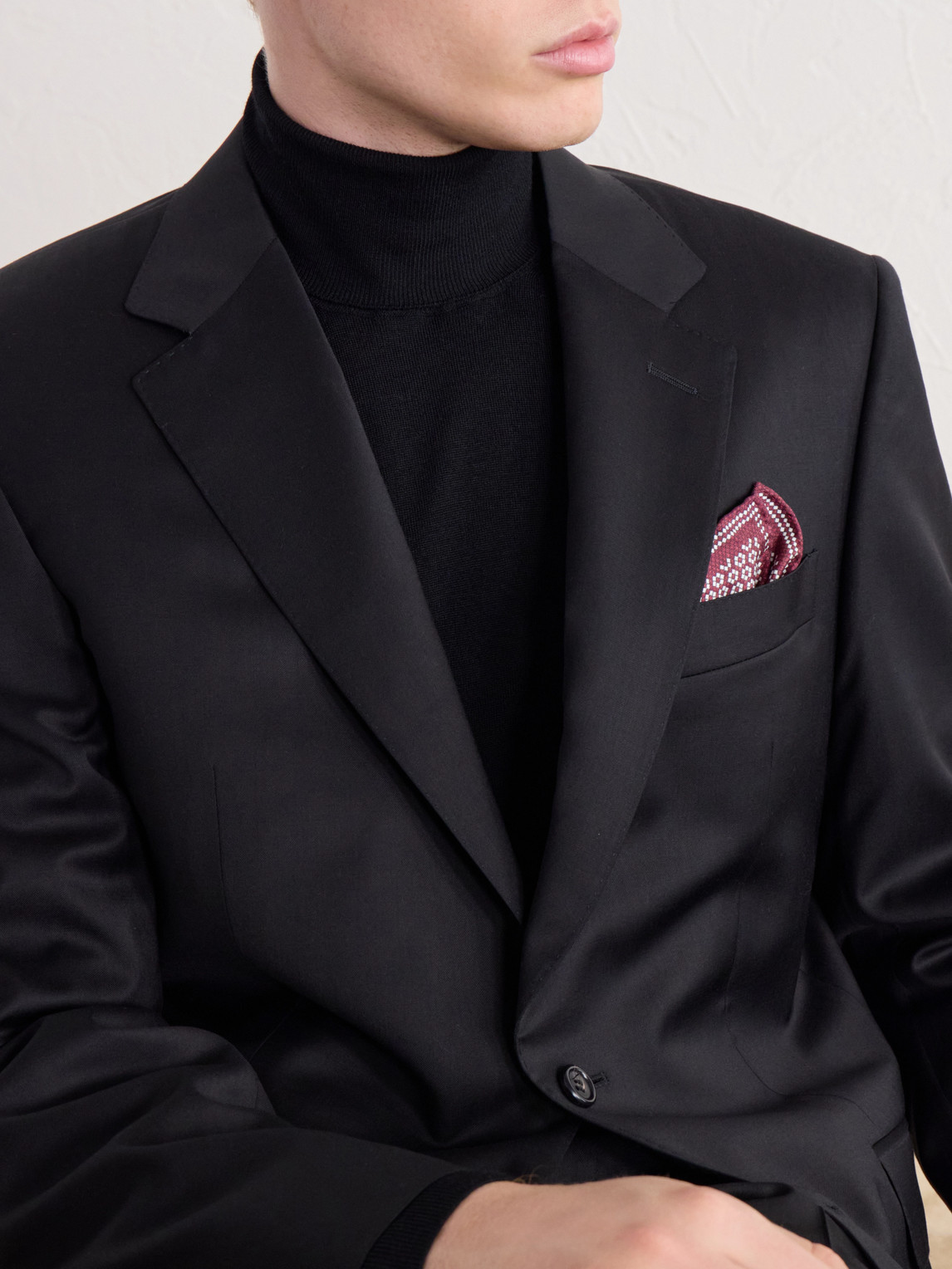 Impeccabile Wool-Fresco Suit Jacket