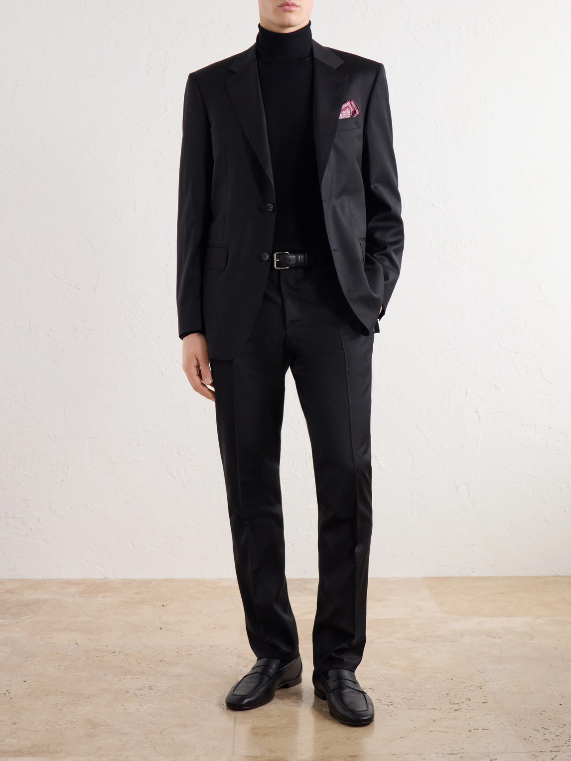 Impeccabile Wool-Fresco Suit Jacket