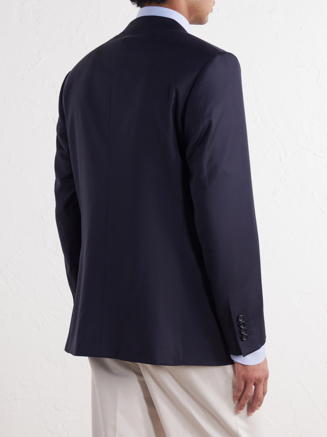 Impeccabile Wool-Fresco Suit Jacket