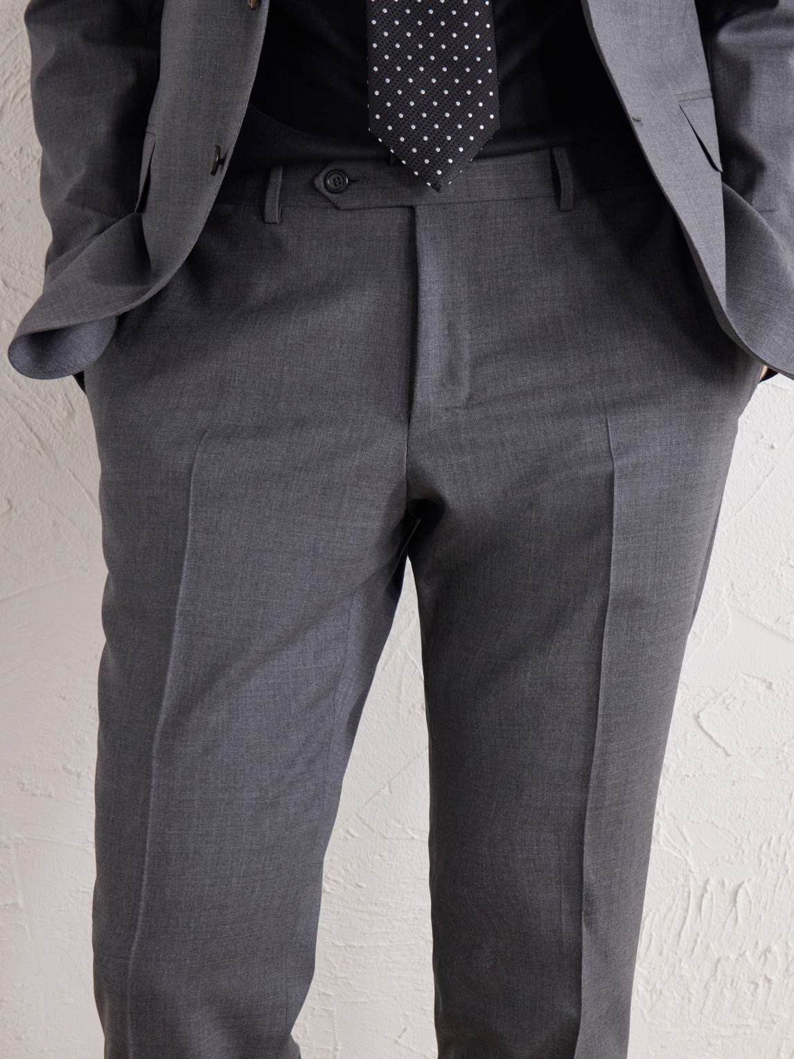 Straight-Leg Wool-Blend Twill Trousers
