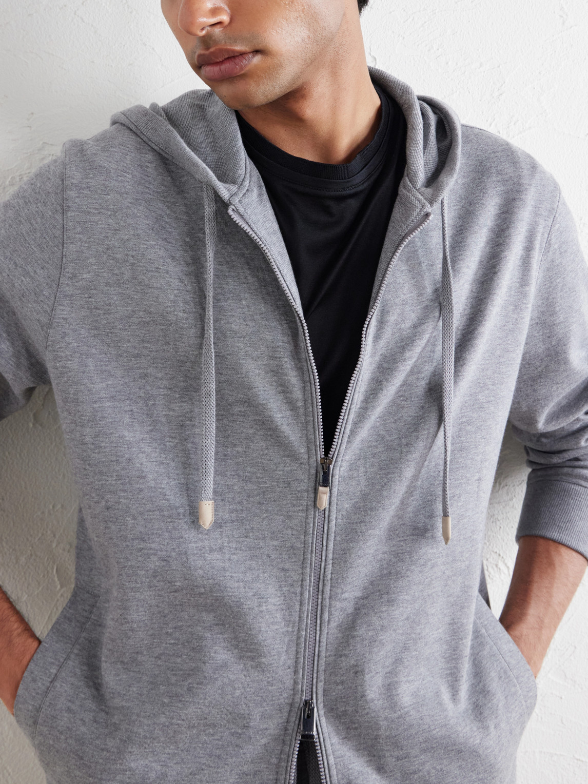 Hooded Cotton-Blend Jersey Sweatshirt