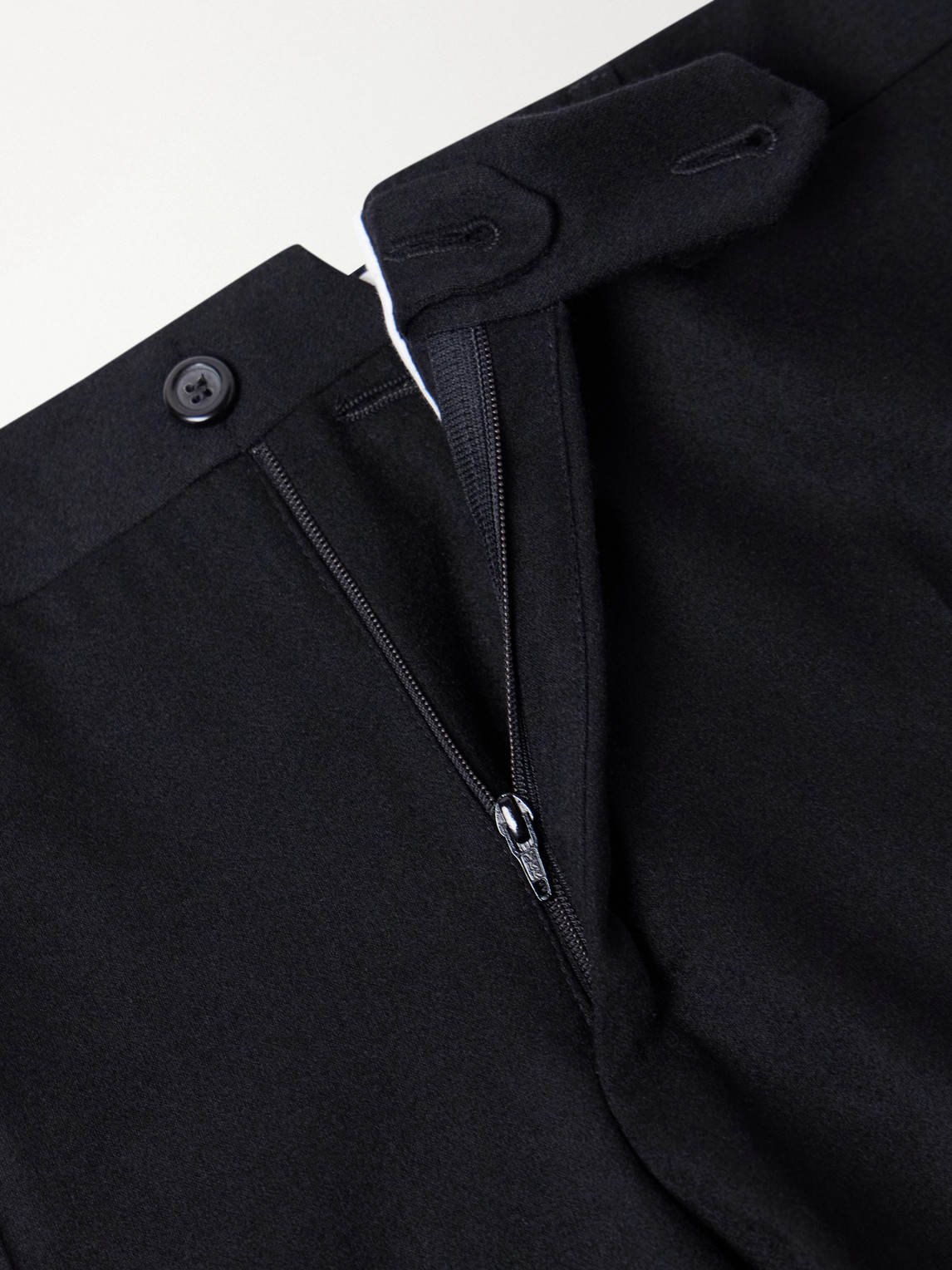 Tapered Wool-Blend Fresco Suit Trousers