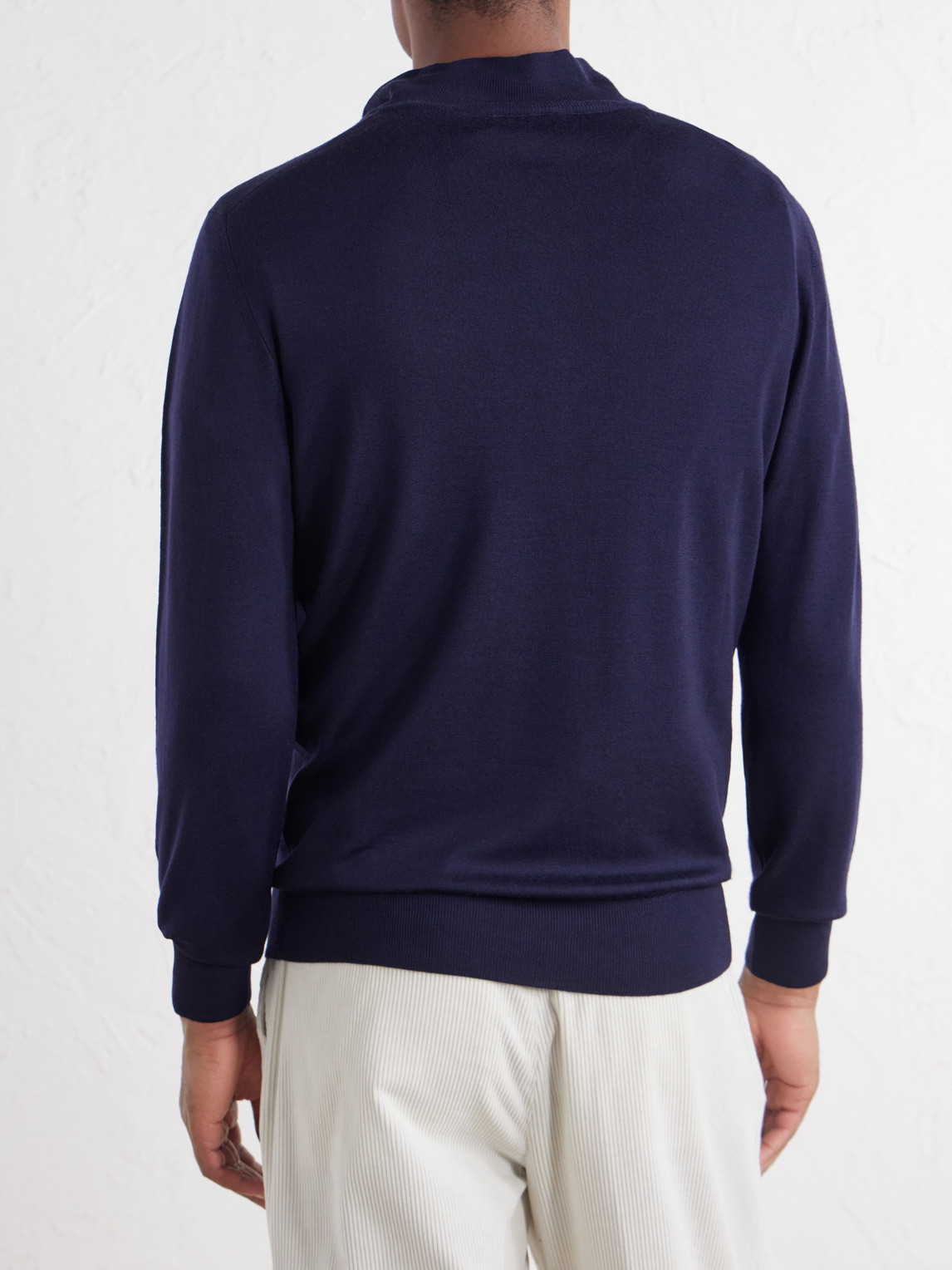 Wool Half-Zip Sweater