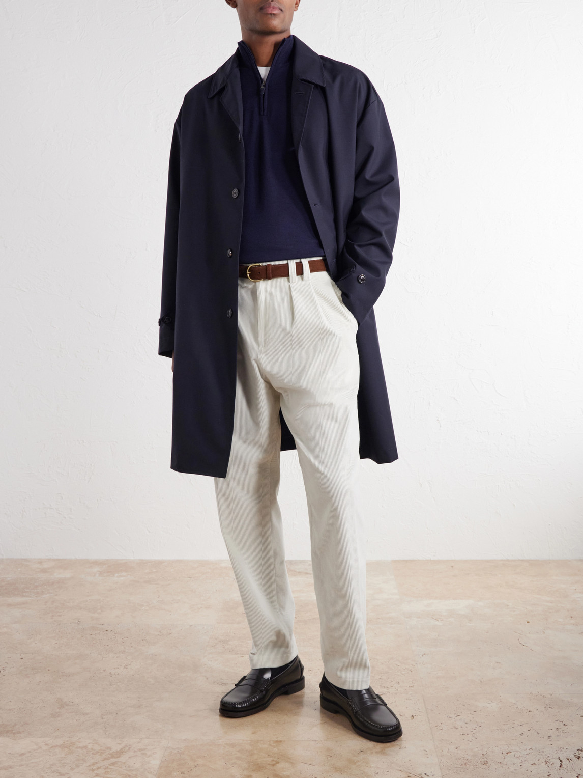 Wool Half-Zip Sweater