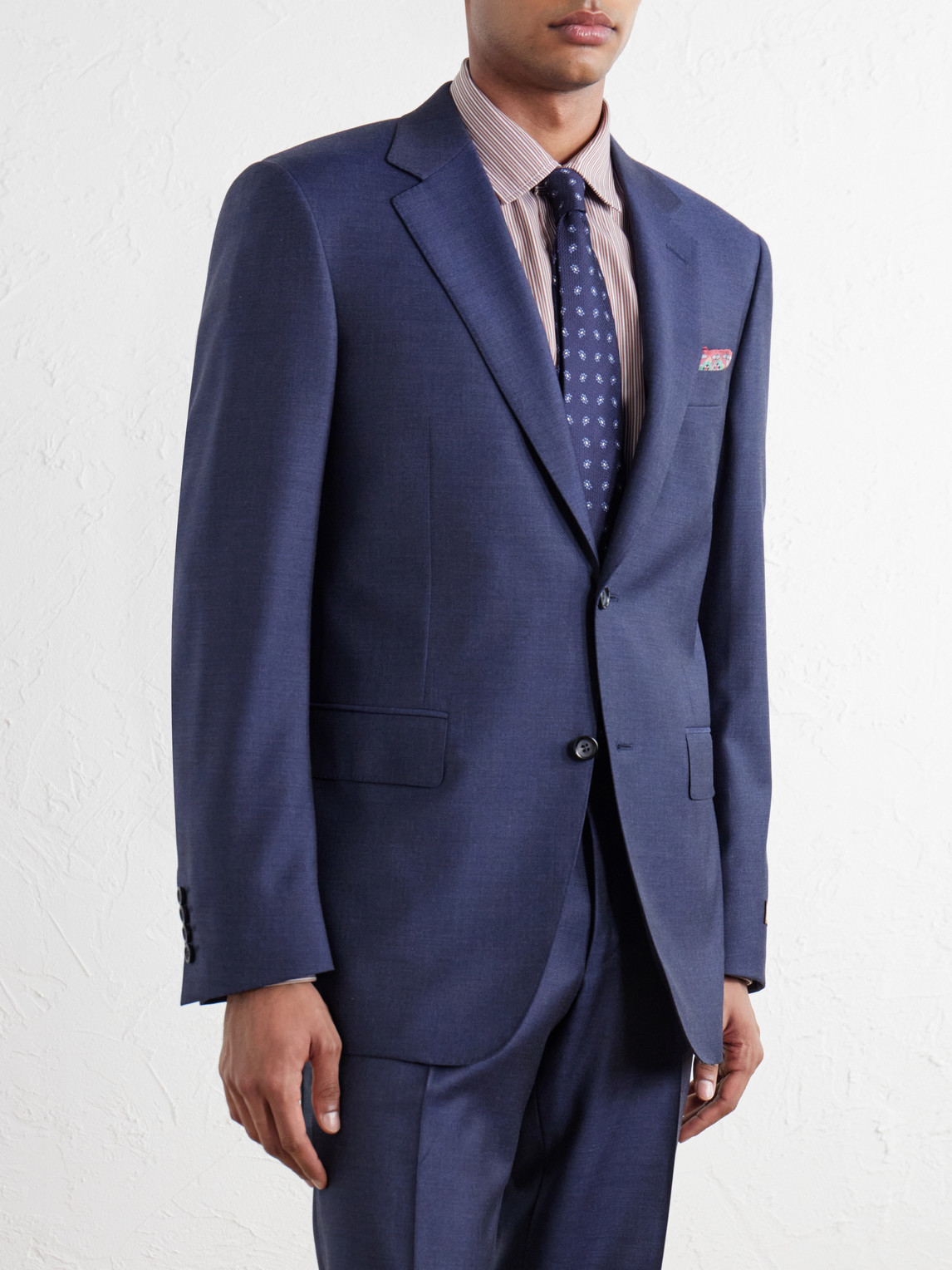 Impeccabile Wool-Fresco Suit Jacket
