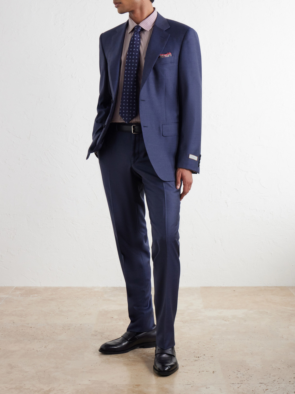 Impeccabile Wool-Fresco Suit Jacket
