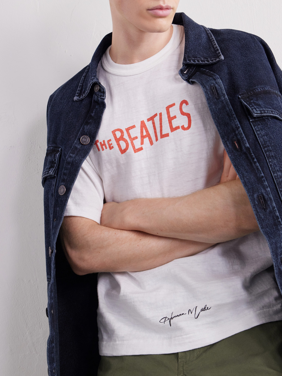 The Beatles Printed Cotton-Jersey T-Shirt