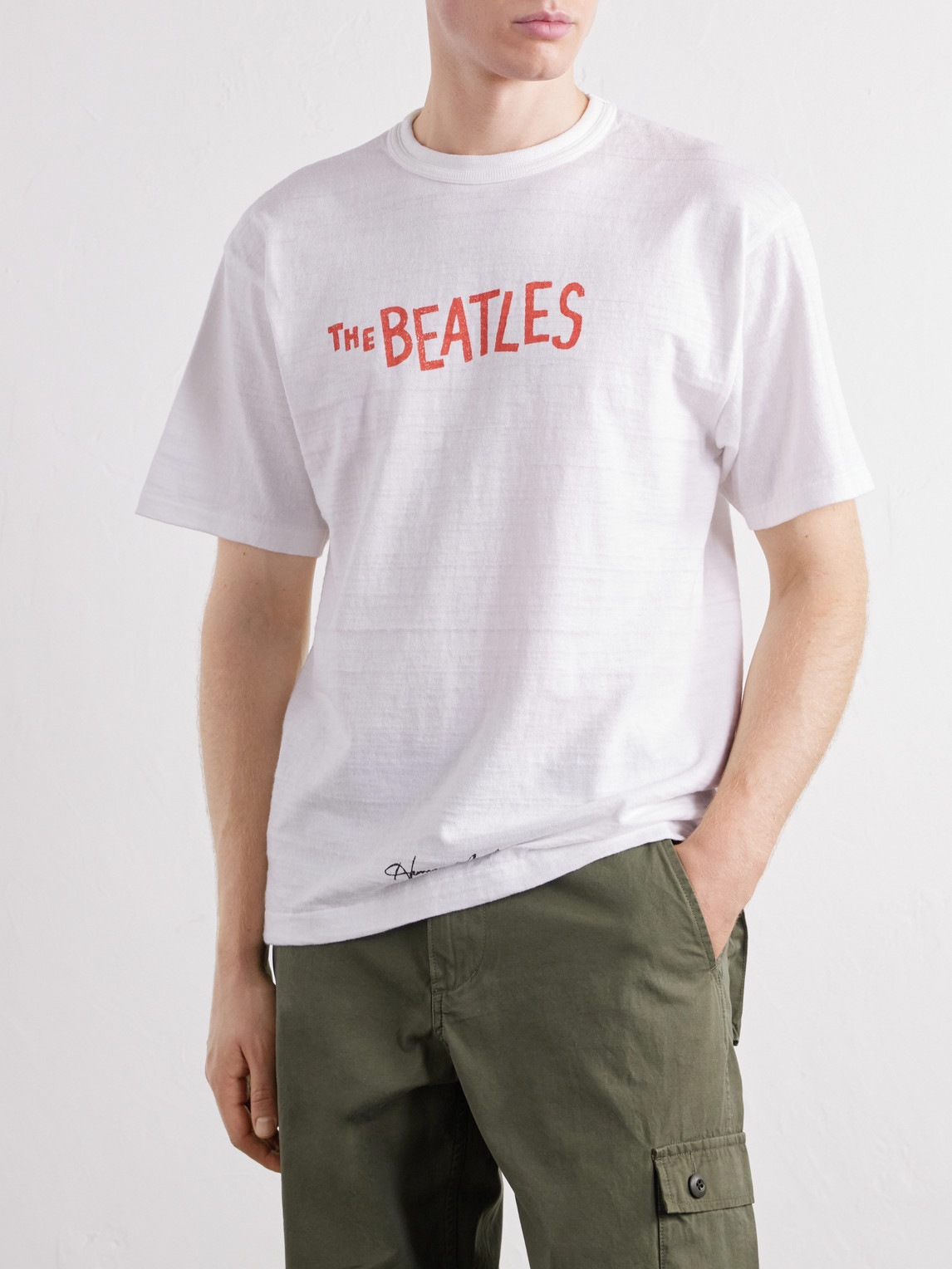 The Beatles Printed Cotton-Jersey T-Shirt