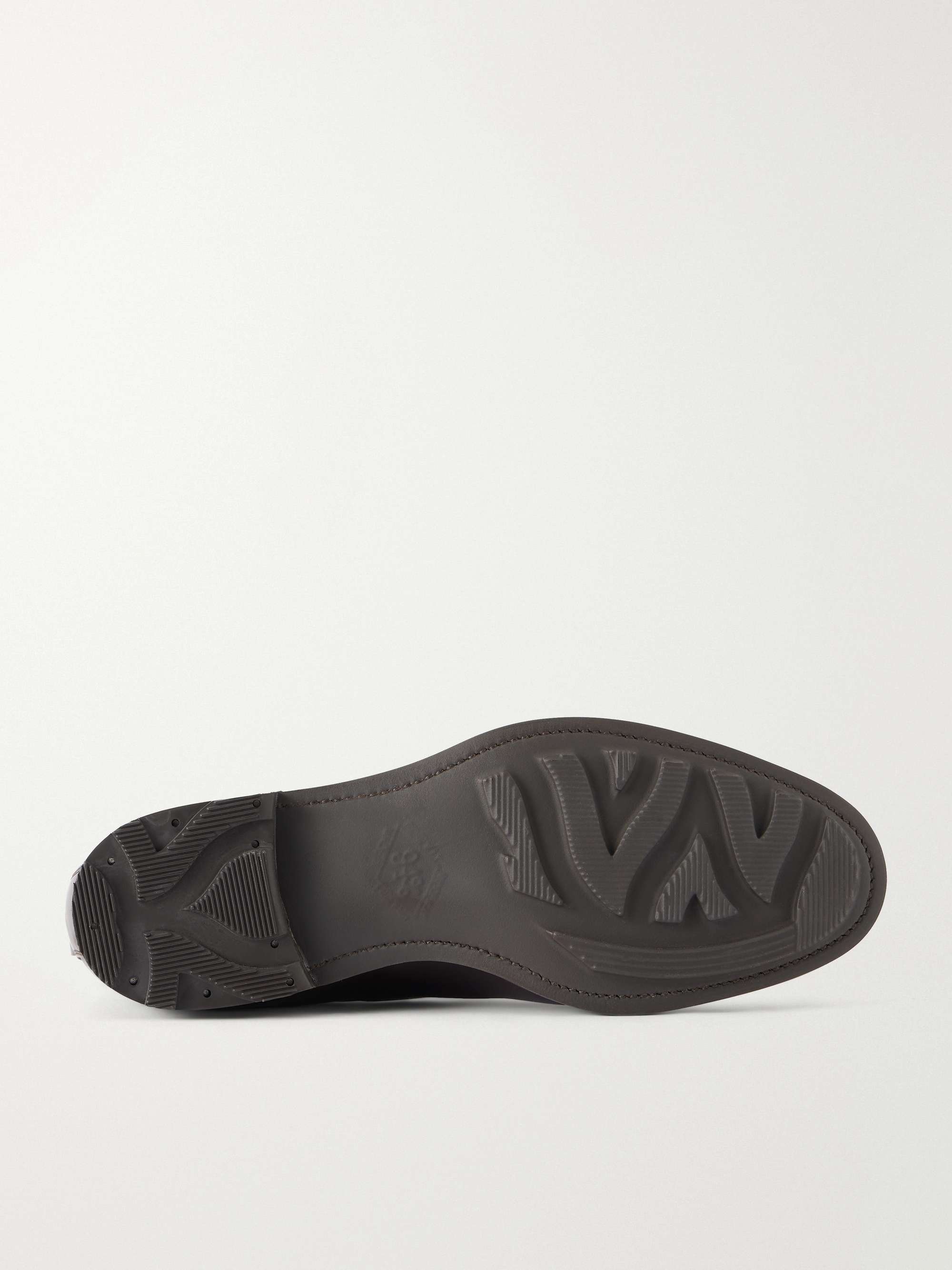 EDWARD GREEN Galway Cap-Toe Suede Boots