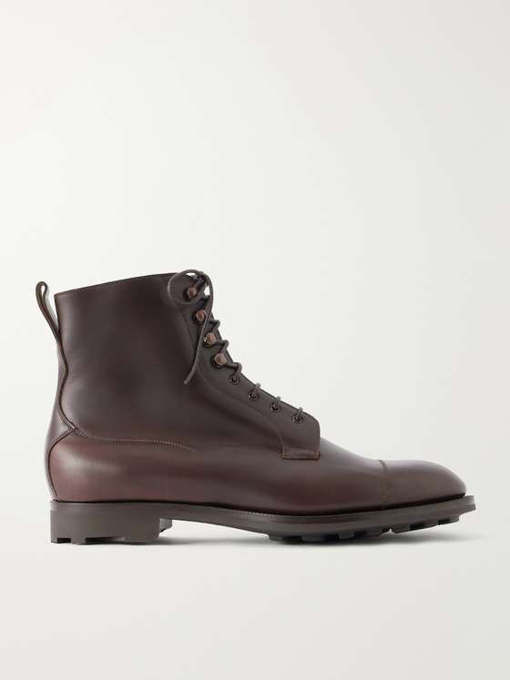 Edwardgreen Galway Cap-Toe Leather Boots