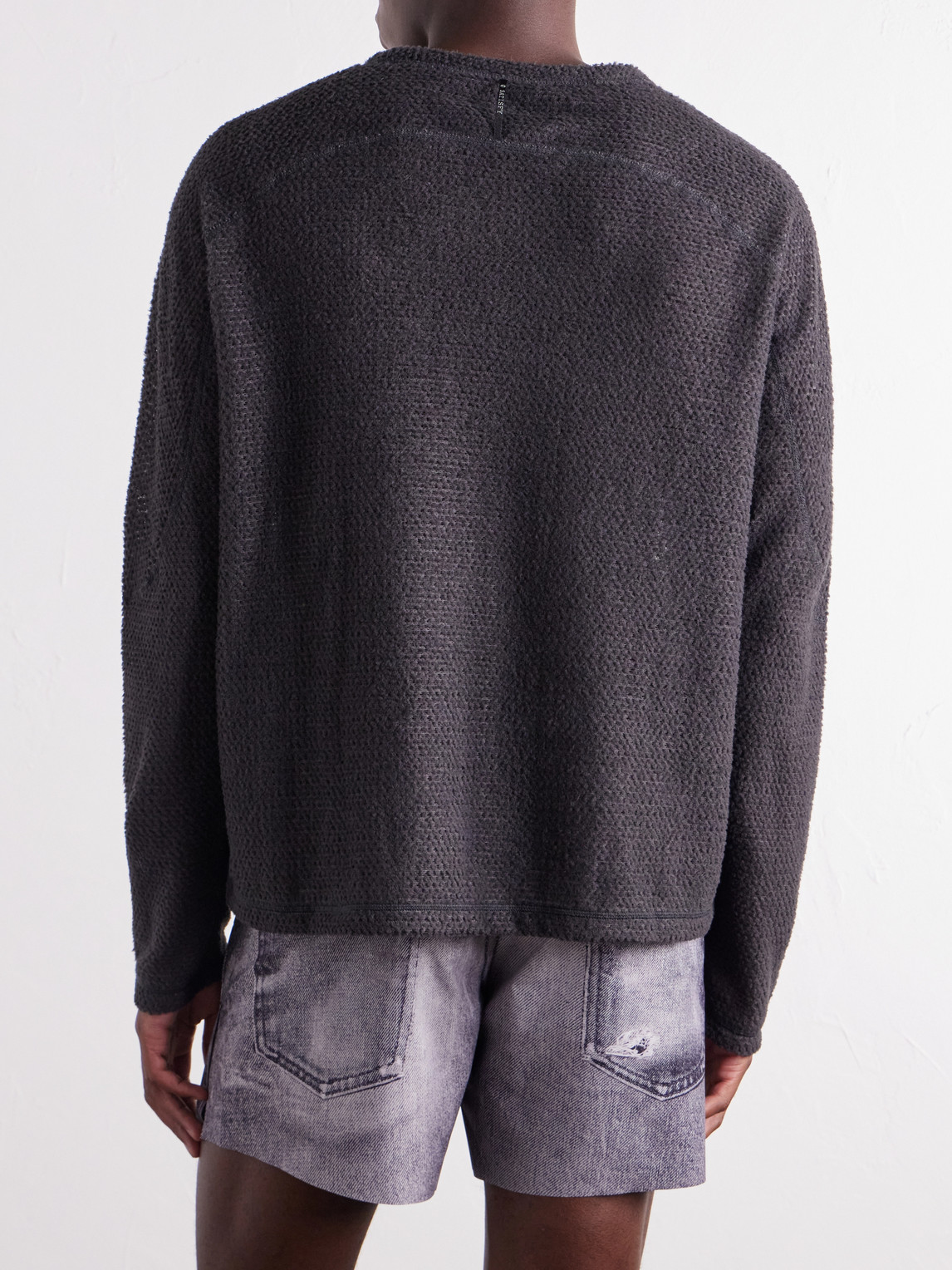 Logo-Appliquéd Fuzzfleece™ Ad T-Shirt