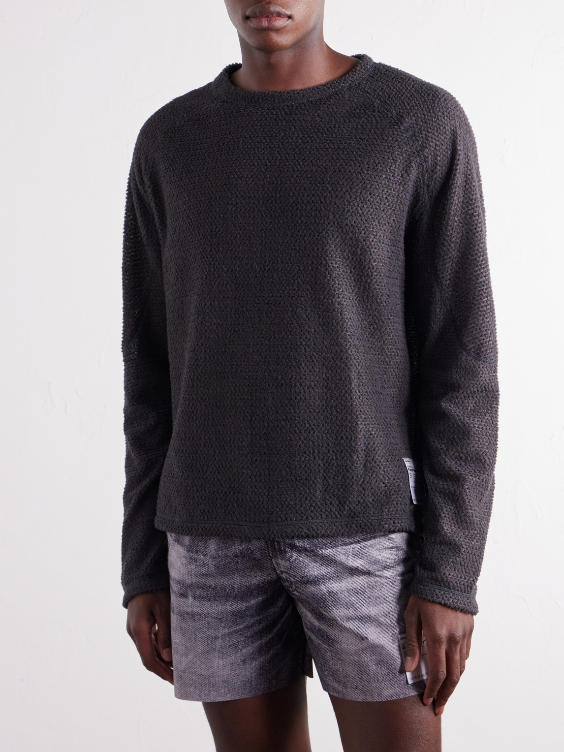 Logo-Appliquéd Fuzzfleece™ Ad T-Shirt