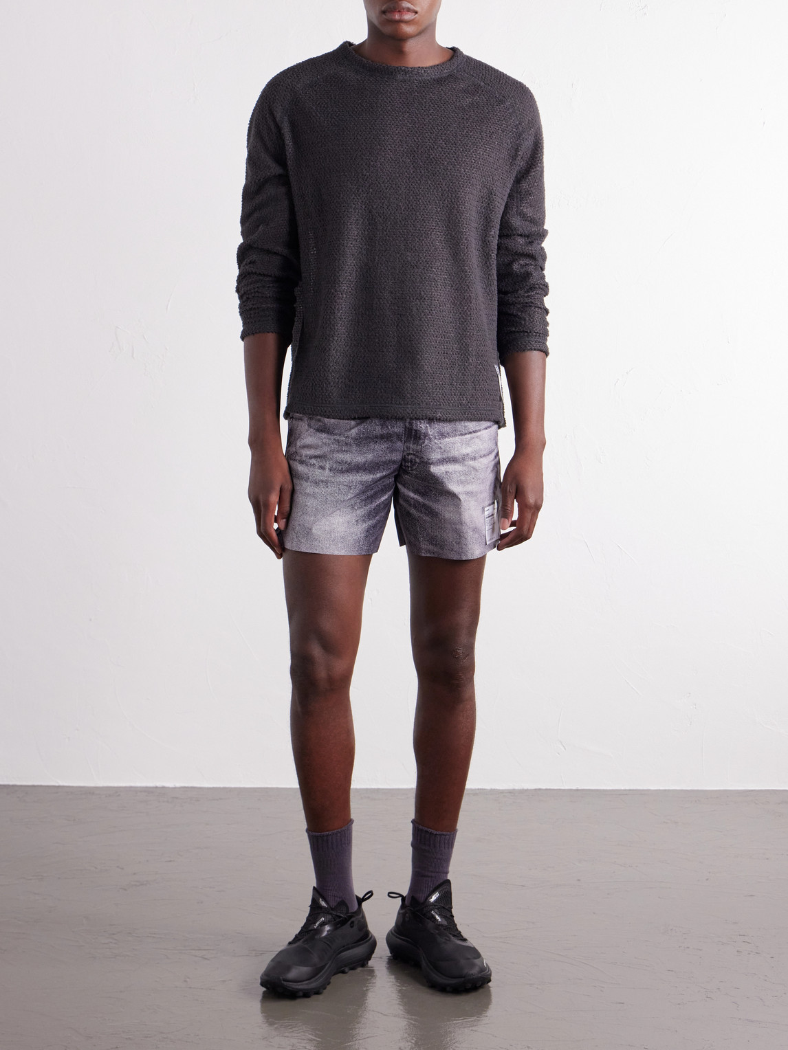 Logo-Appliquéd Fuzzfleece™ Ad T-Shirt