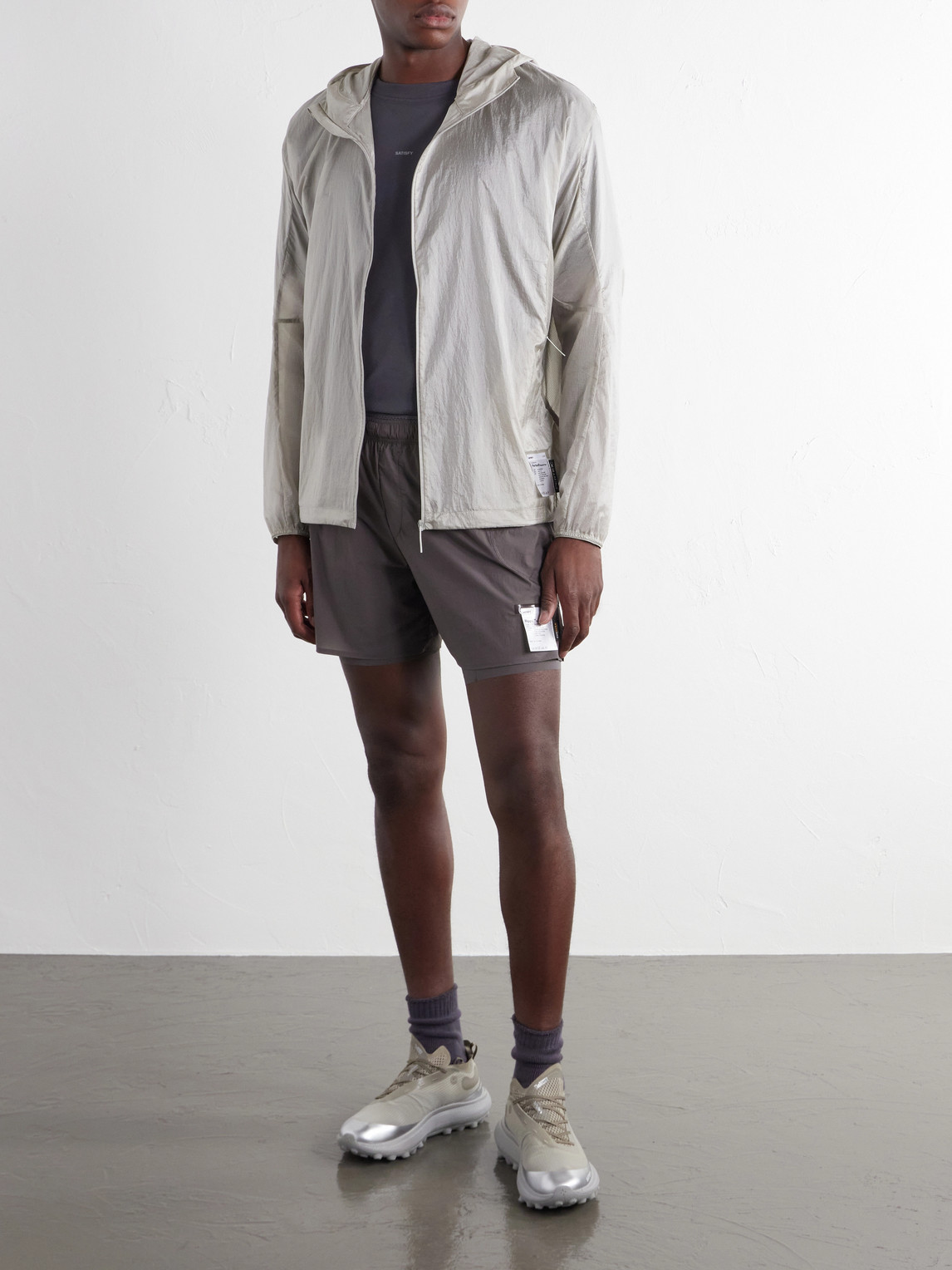 Logo-Appliquéd Rippy™ Ripstop-Panelled Pertex® Diamond Fuse Hooded Jacket