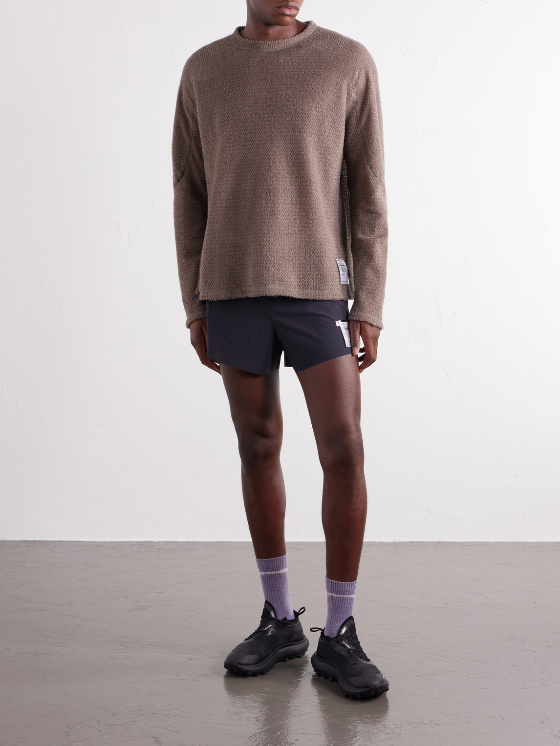 Logo-Appliquéd Fuzzfleece™ Ad T-Shirt