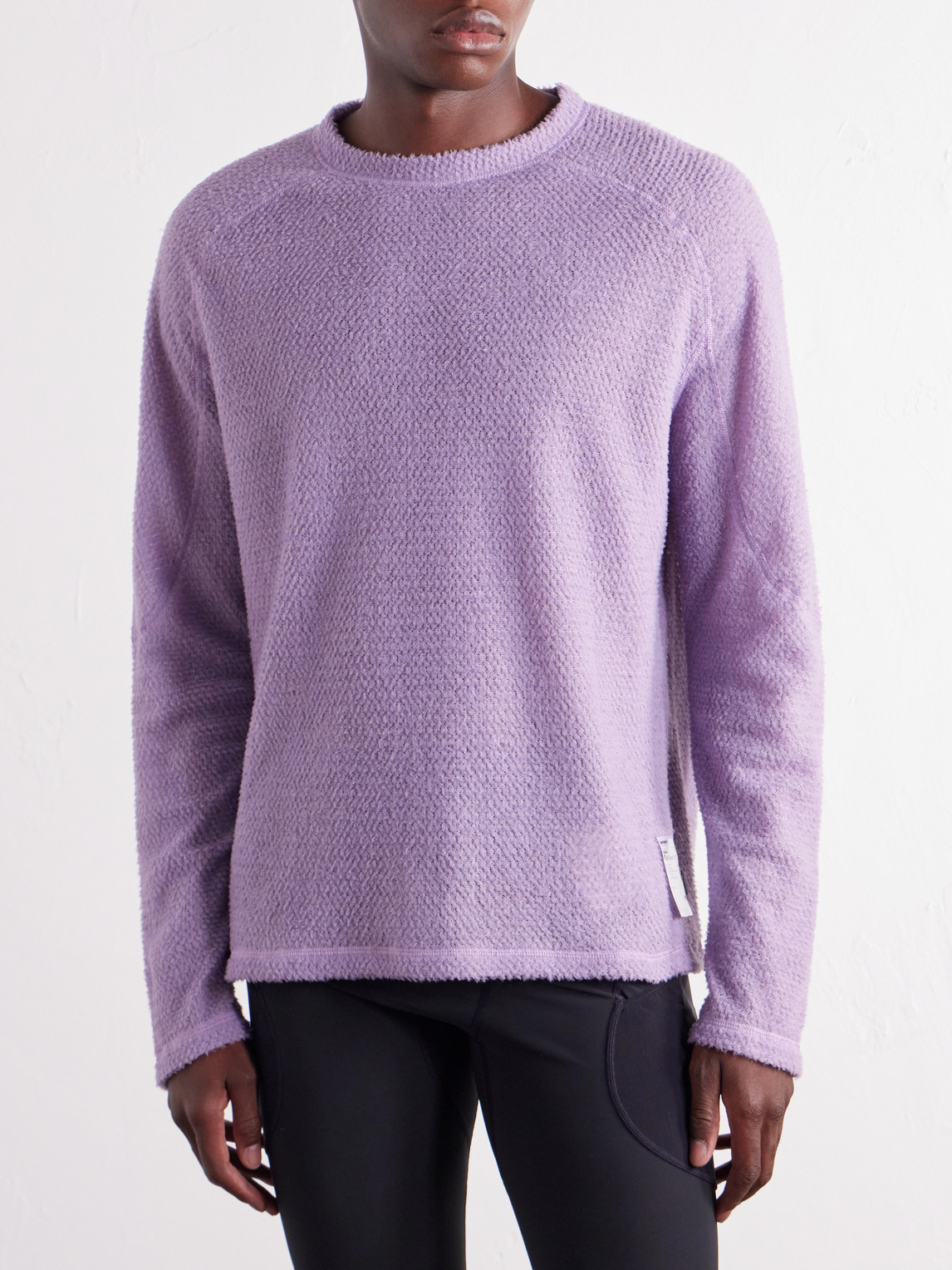 Logo-Appliquéd Fuzzfleece™ Ad T-Shirt