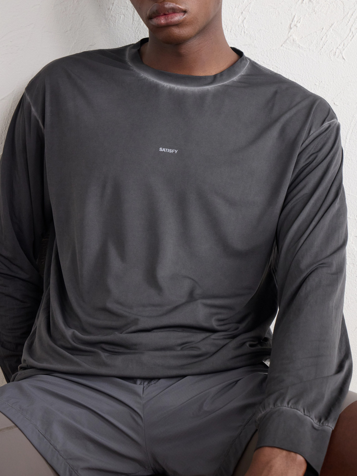 Logo-Print Recycled-Auralite™ Jersey T-Shirt