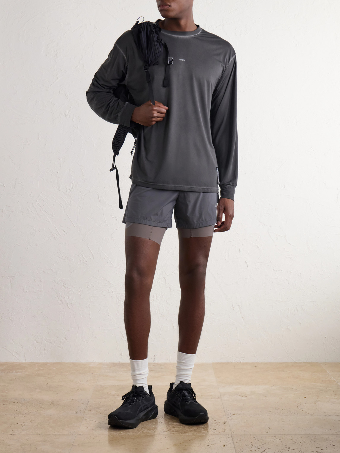 Logo-Print Recycled-Auralite™ Jersey T-Shirt