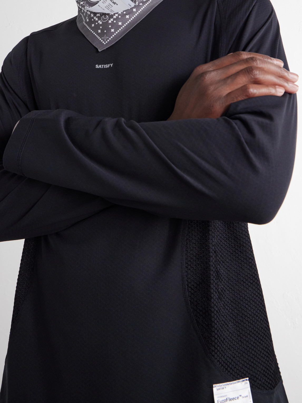 Logo-Appliquéd Ghostfleece™ Octa® Running Top