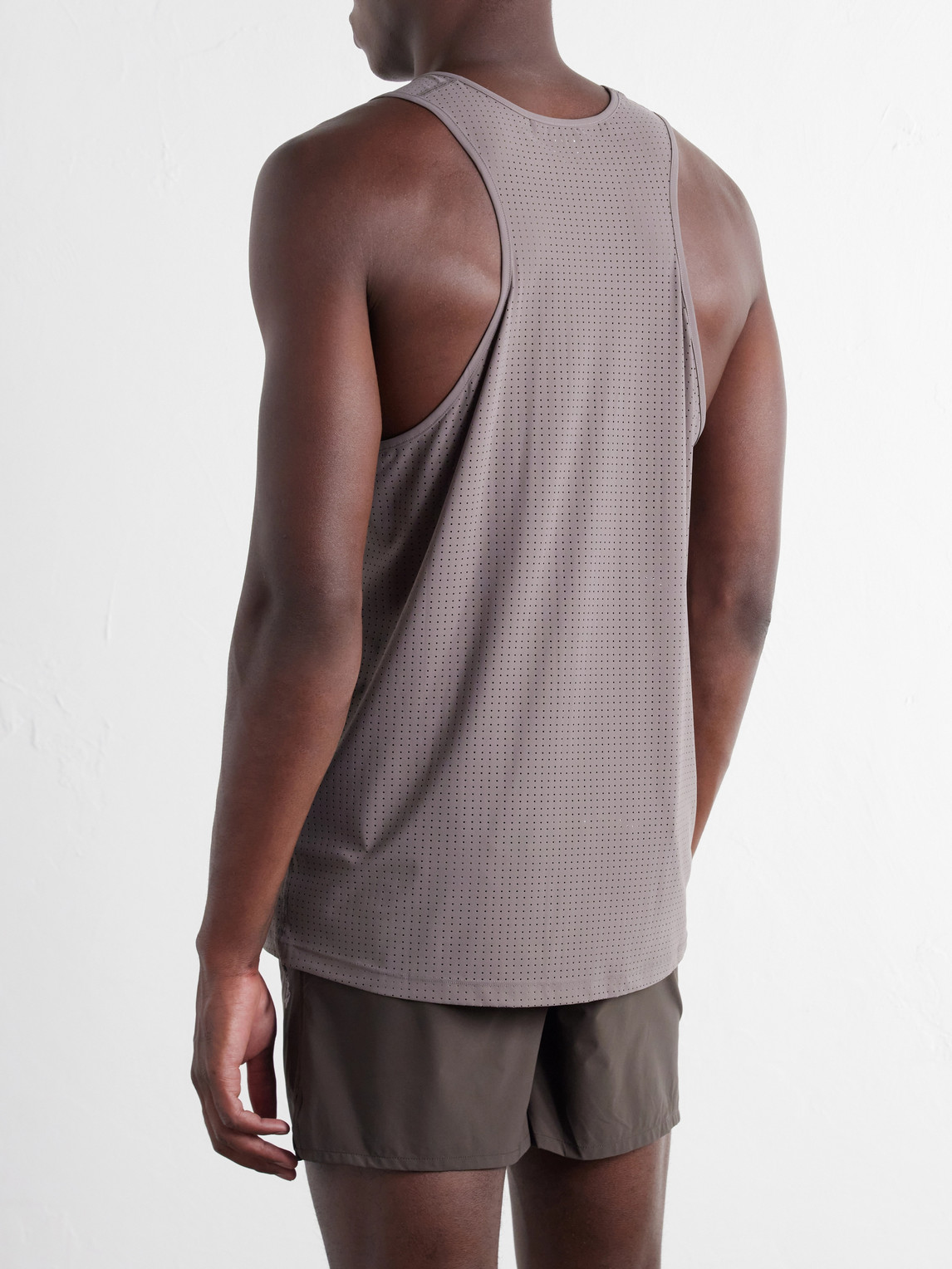 Logo-Appliquéd Space-O™ Mesh Tank Top