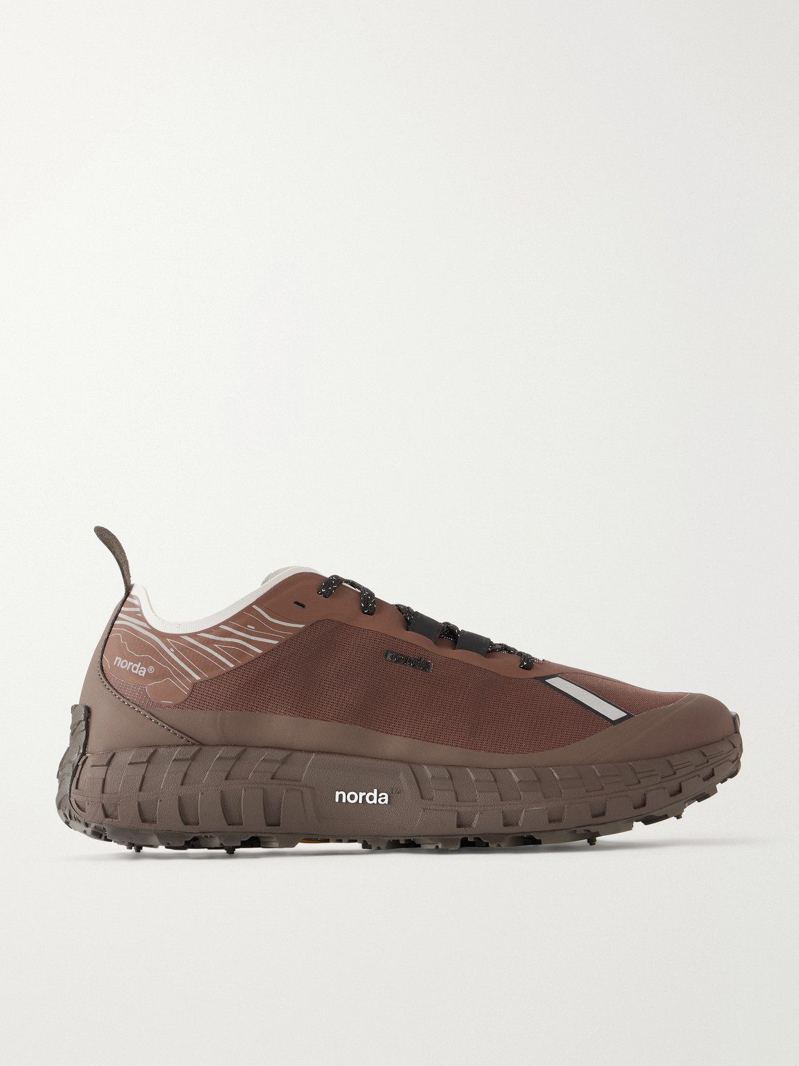 Norda 001a Rubber-trimmed Dyneema® Running Sneakers In Black