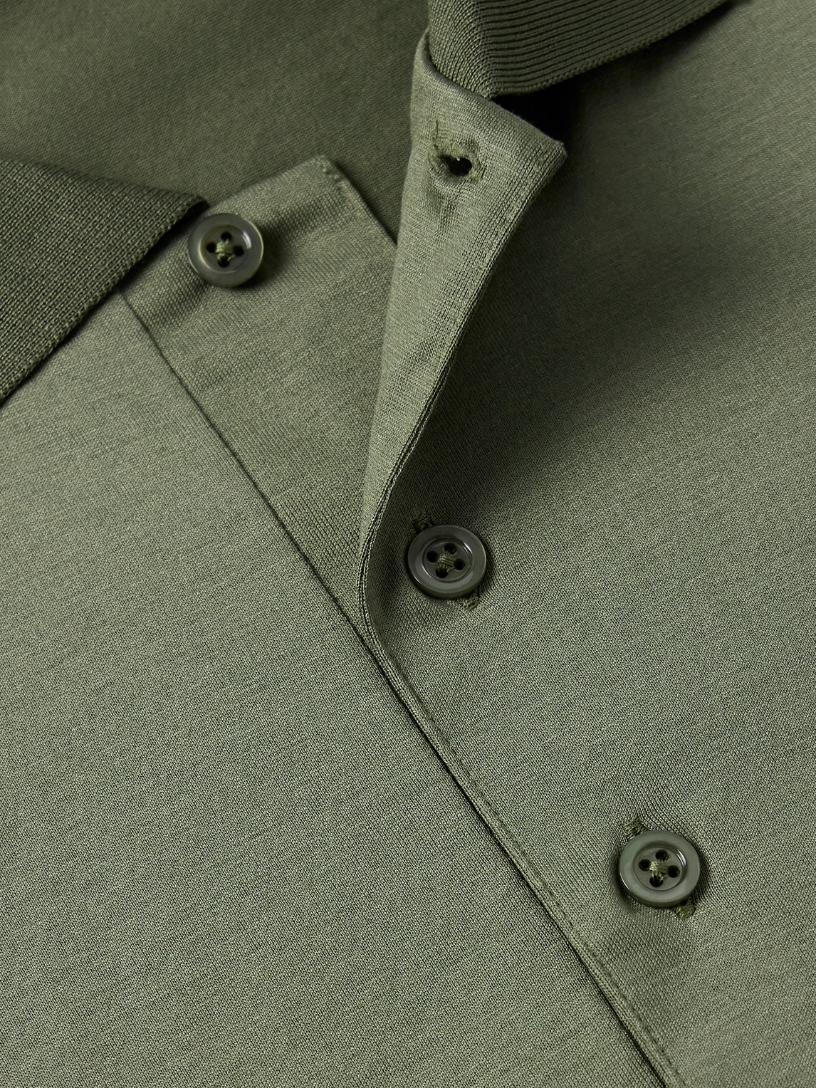 Cotton-Sateen Polo Shirt