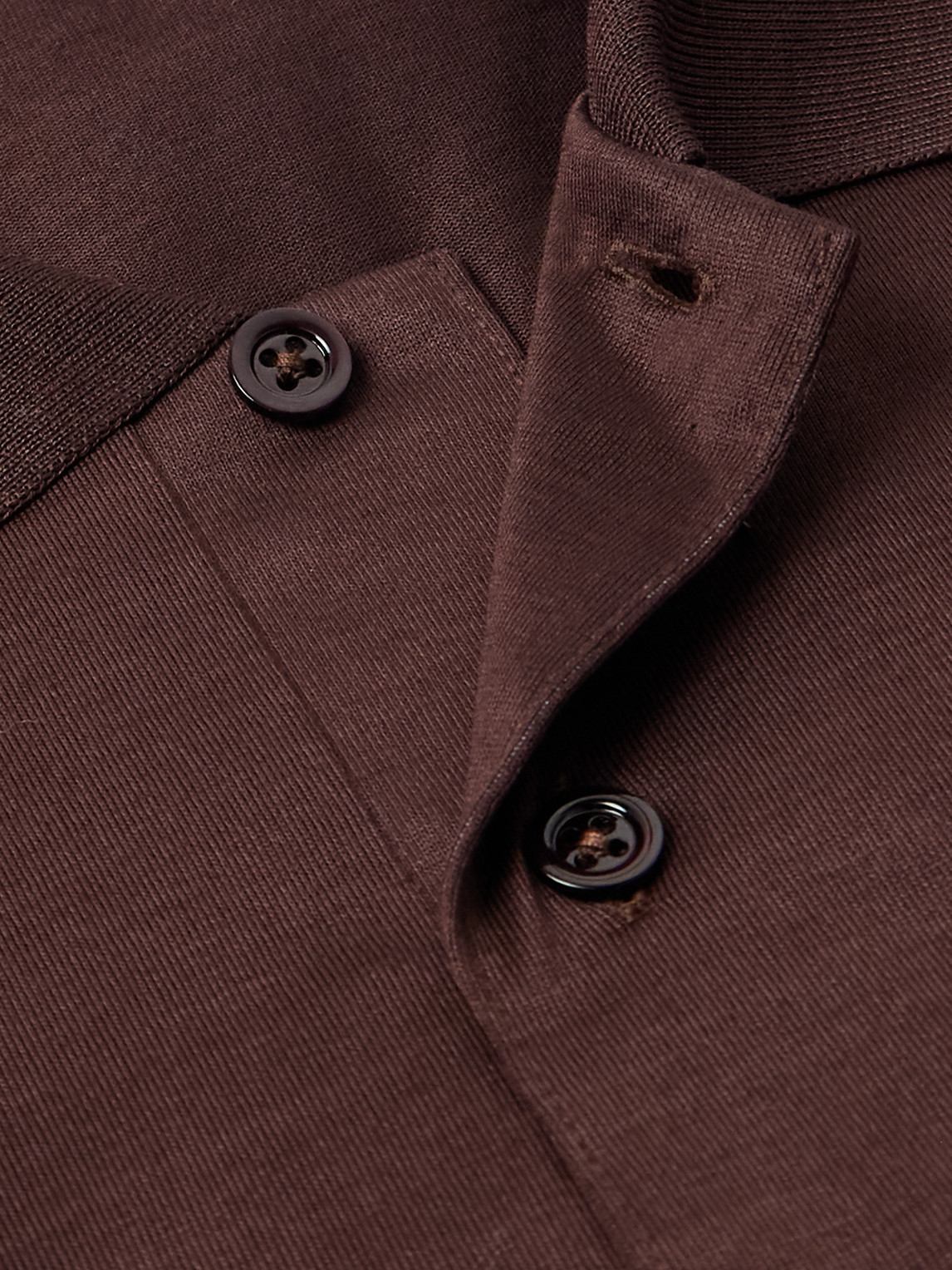 Cotton-Sateen Polo Shirt
