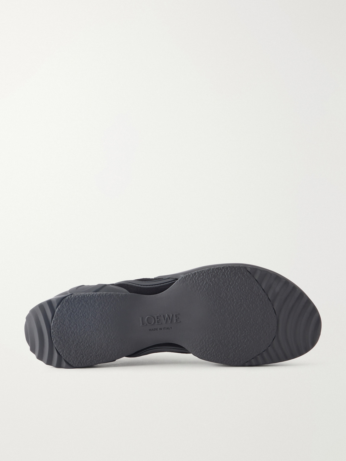 Grip Aqua Rubber-Trimmed Stretch Sneakers