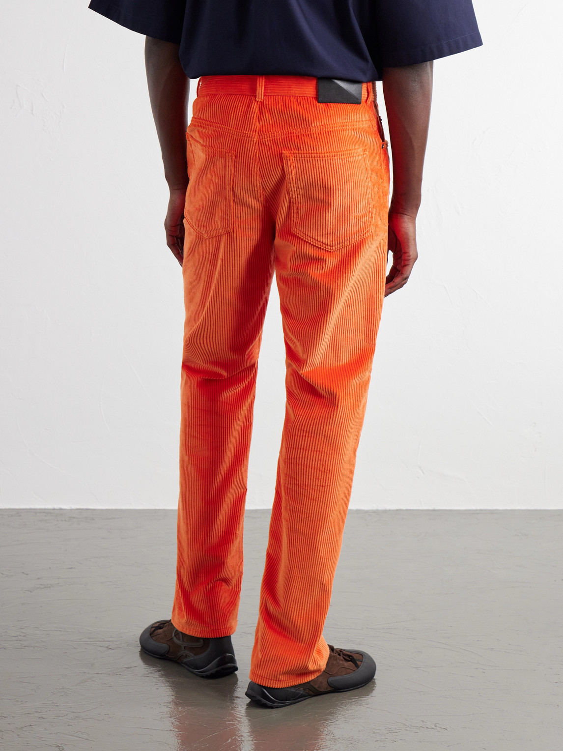 Straight-Leg Cotton- Corduroy
