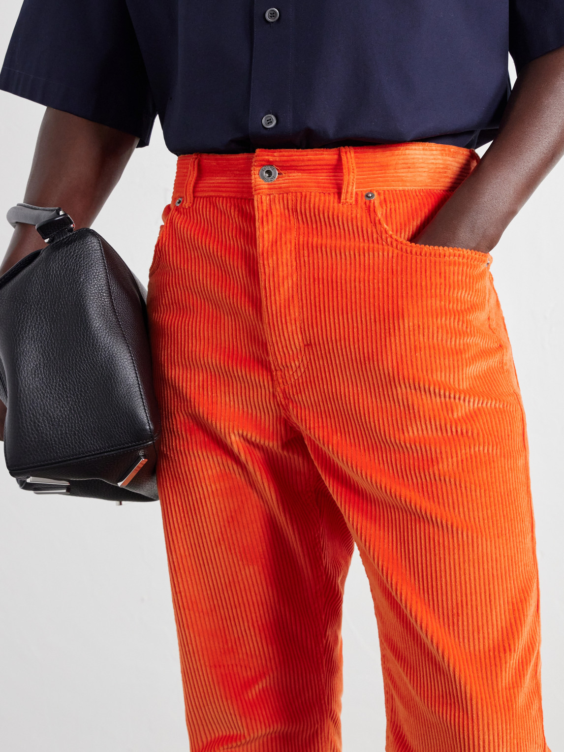 Straight-Leg Cotton- Corduroy
