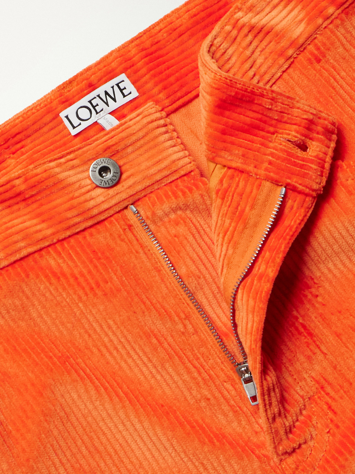 Straight-Leg Cotton- Corduroy