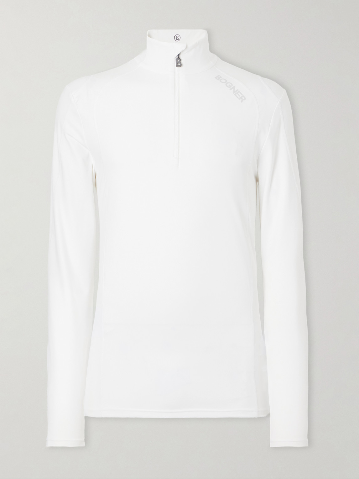 Bogner Harry Stretch-jersey Half-zip Ski Mid-layer In White
