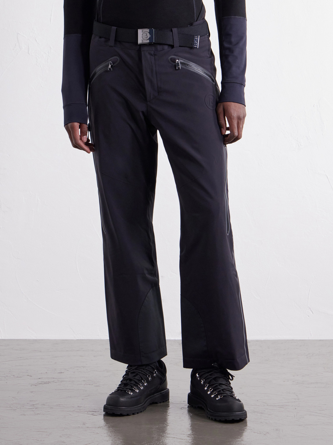 Tim-T Straight-Leg Belted Padded Shell Ski Pants