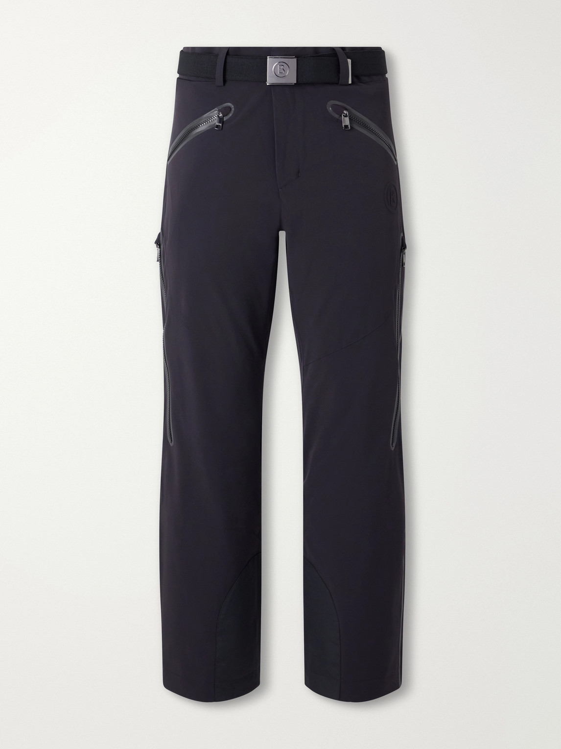 Bogner Tim-t Straight-leg Belted Padded Shell Ski Pants In Black