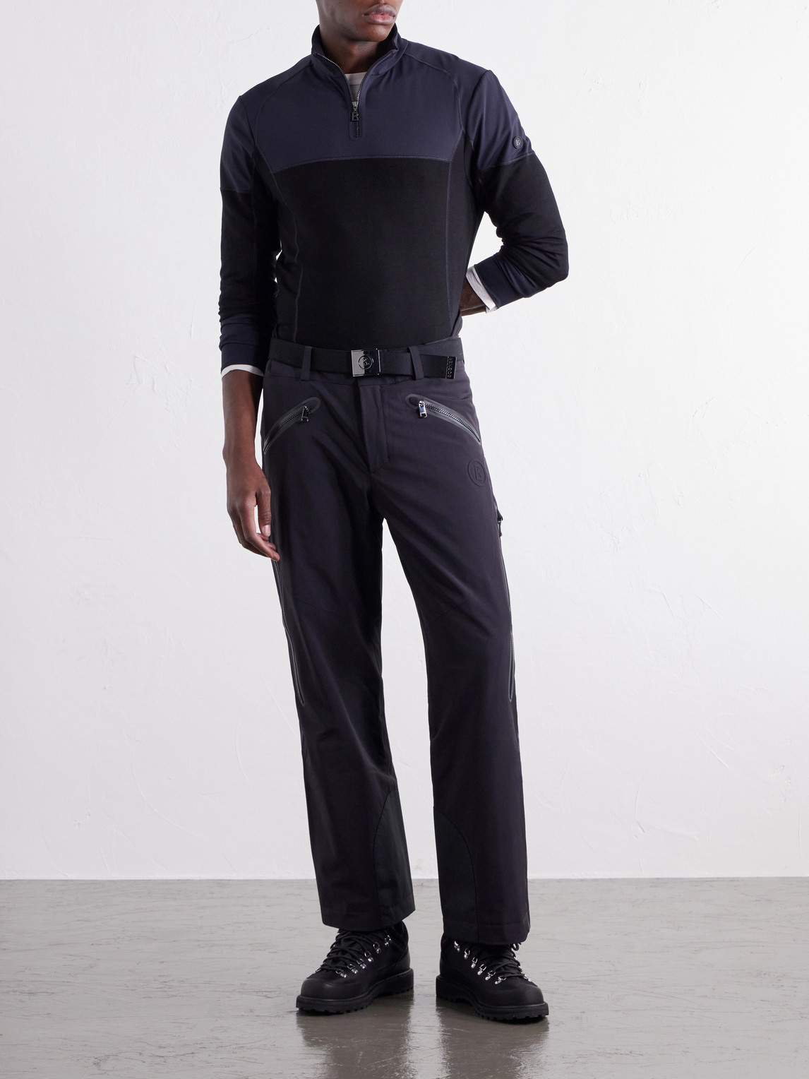 Tim-T Straight-Leg Belted Padded Shell Ski Pants