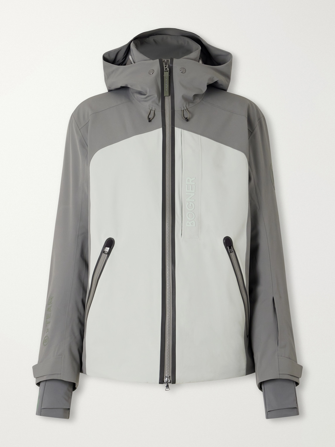 Fenno-T Hooded Logo-Embossed Stretch-Twill Padded Ski Jacket