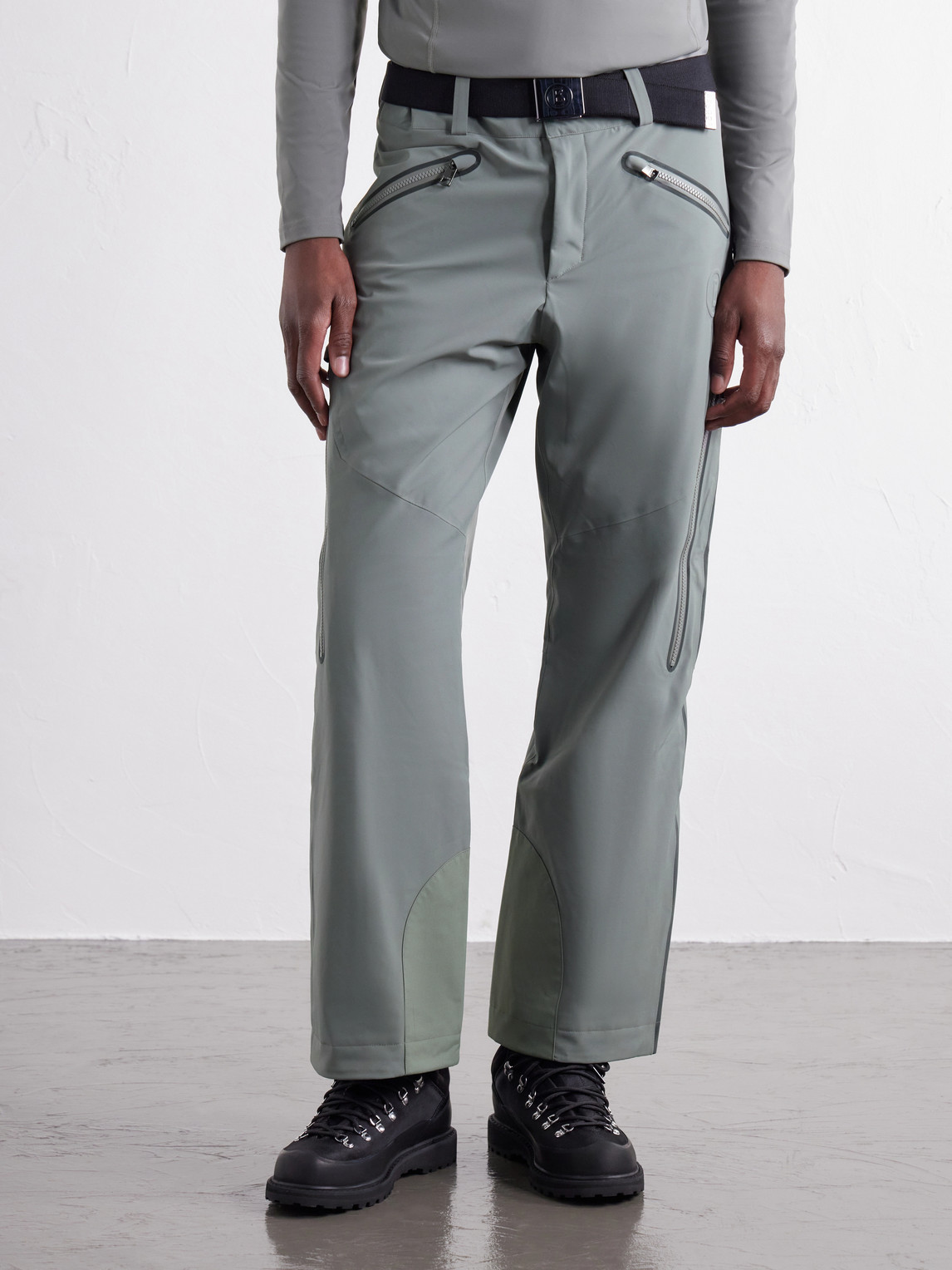 Tim-T Straight-Leg Belted Padded Shell Ski Pants